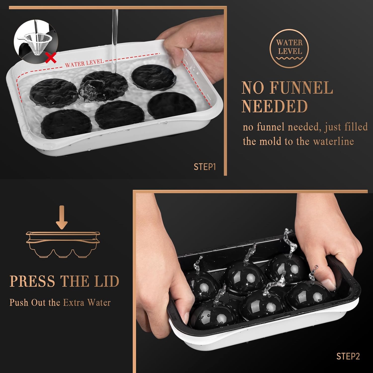 2.2 Inch Round Ice Cube Mold w - Ice Mold Sphere 리뷰 및 가격