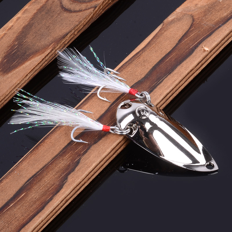4pcs Fishing lures spoon metal - Jigger Double Sided 리뷰 및 가격