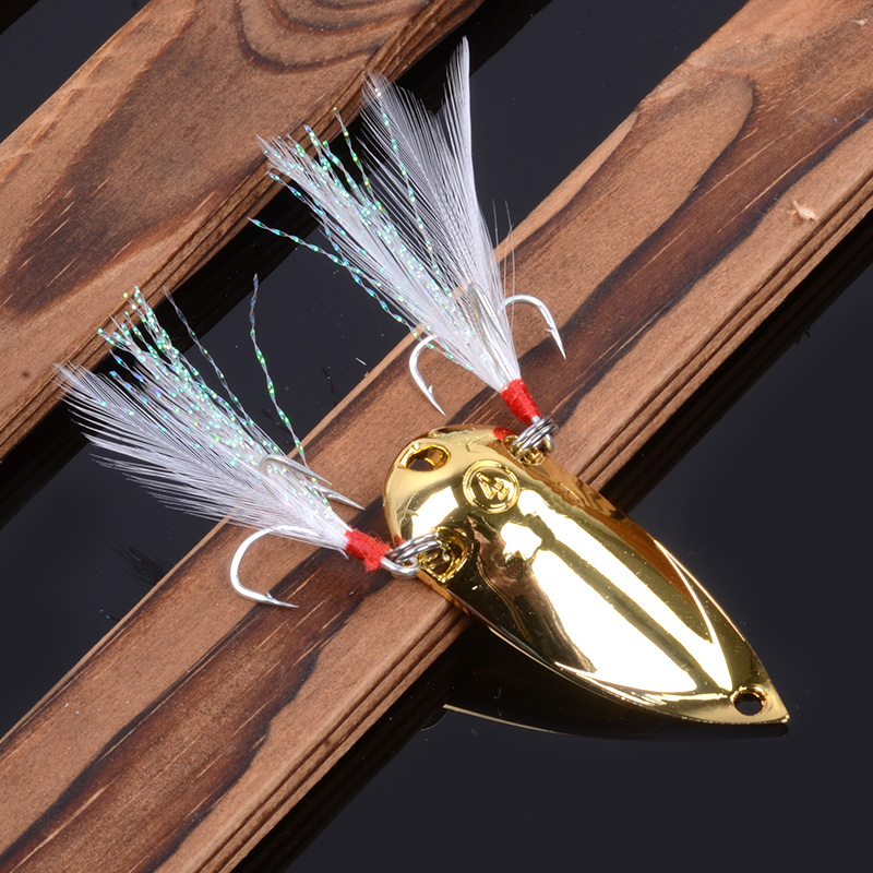 4pcs Fishing lures spoon metal - Jigger Double Sided 리뷰 및 가격
