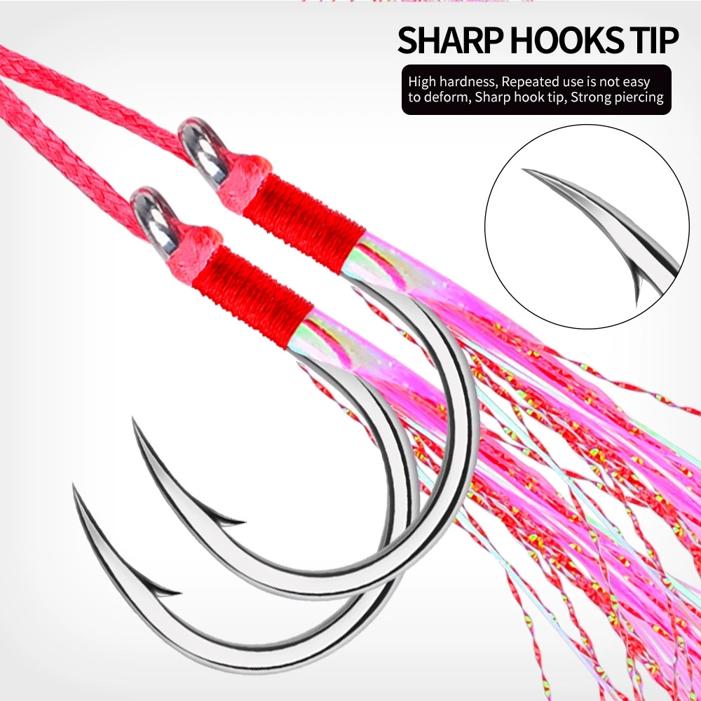 5Pairs Double Barbed Assist Ho - Jigger Double Sided 리뷰 및 가격