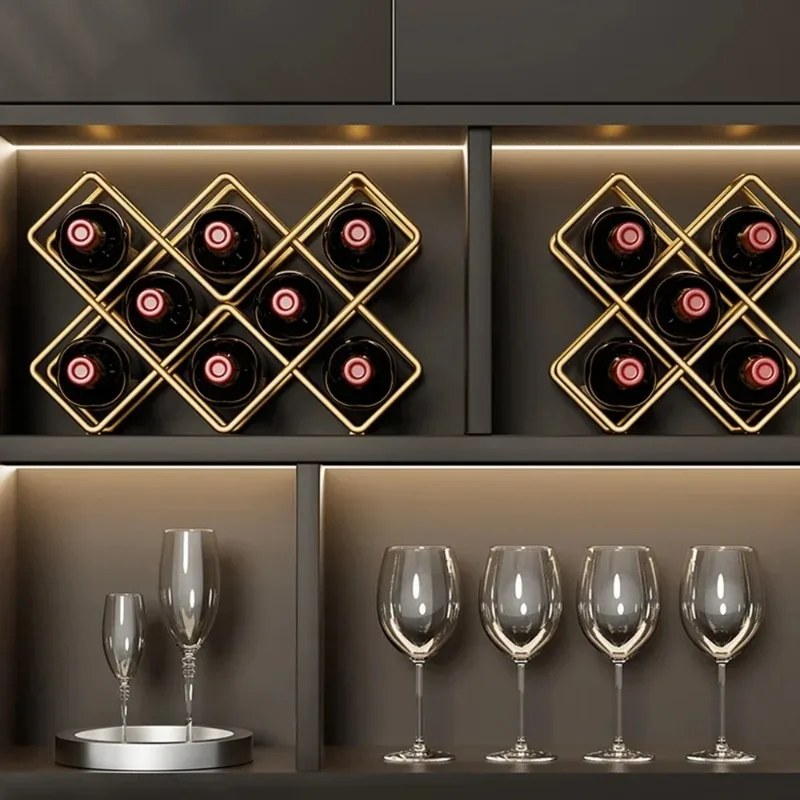 5 Grid Iron Metal Wine Rack Re - Home Bar And Cabinet 리뷰 및 가격