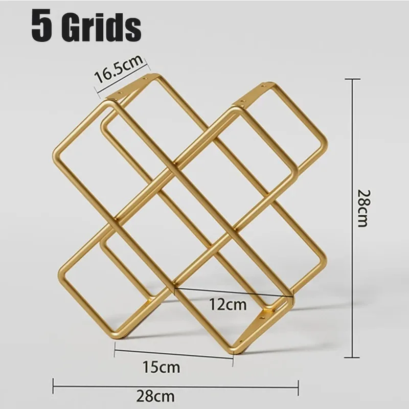 5 Grid Iron Metal Wine Rack Re - Home Bar And Cabinet 리뷰 및 가격