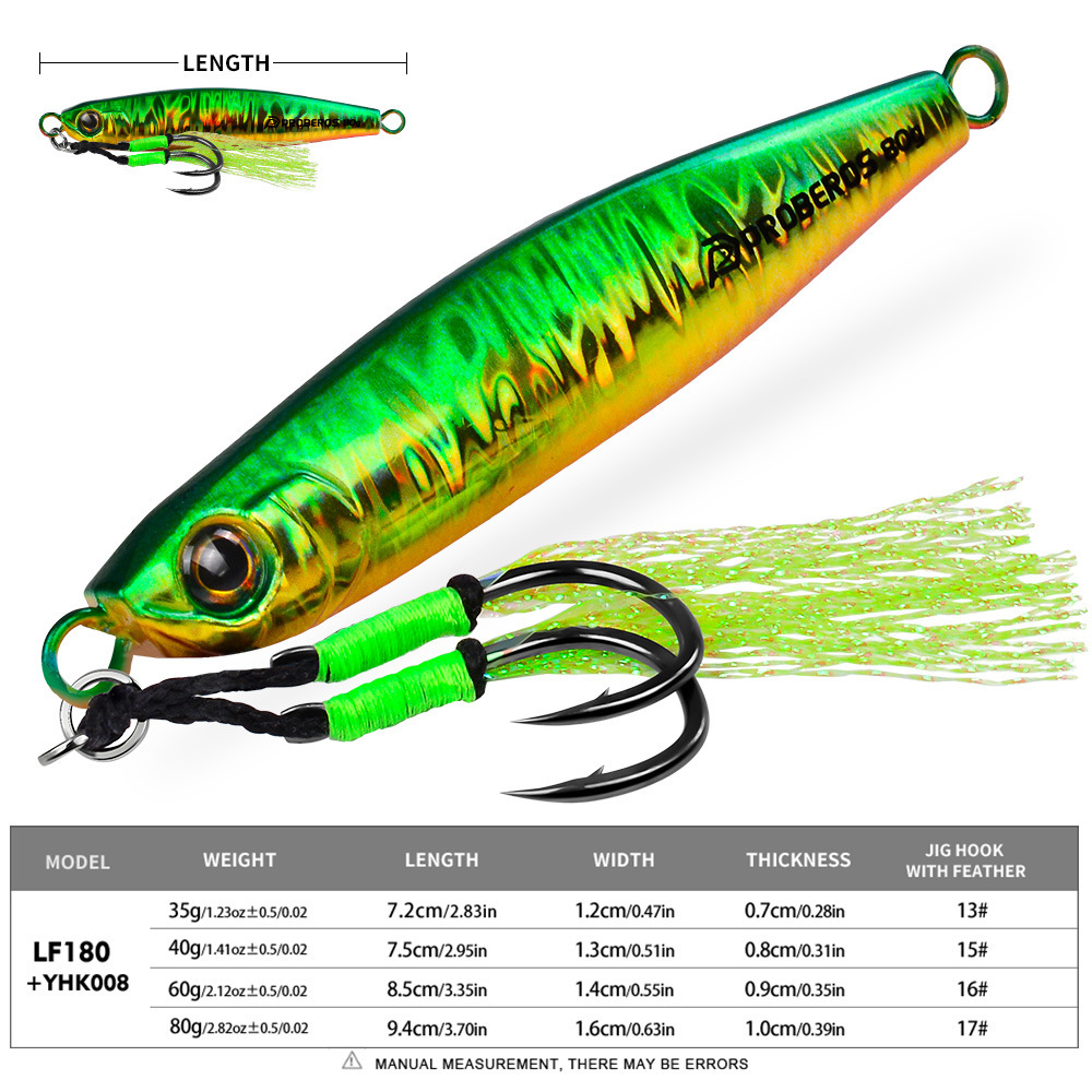 LHFSH 35g-80g Long Cast Metal  - Jigger Double Sided 리뷰 및 가격