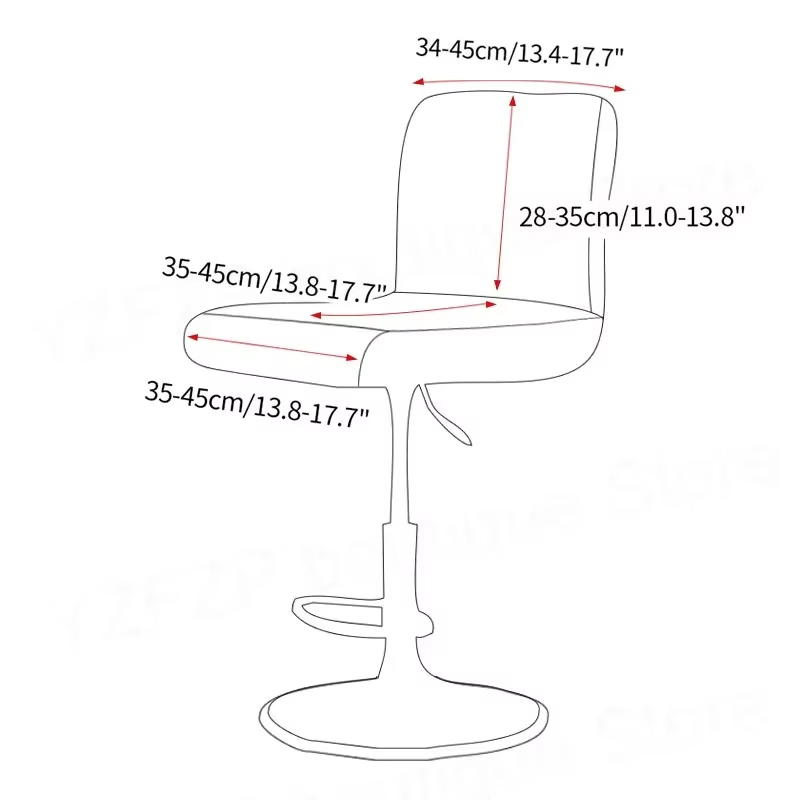 Jacquard Bar Stool Chair Cover - Home Bar Lounge 리뷰 및 가격