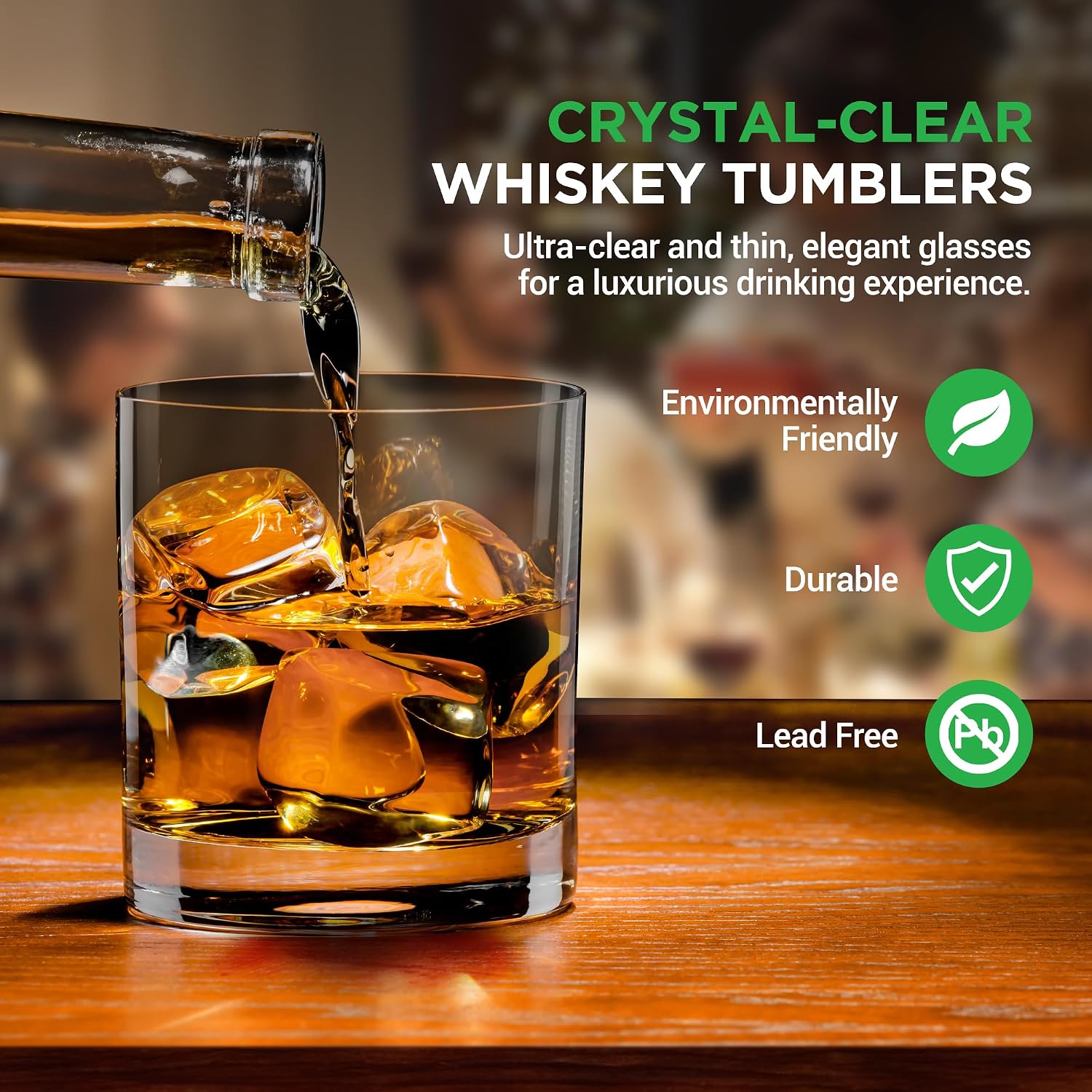 Whiskey Glass Set of 2 – 10 Oz - Old Fashioned Glass 리뷰 및 가격