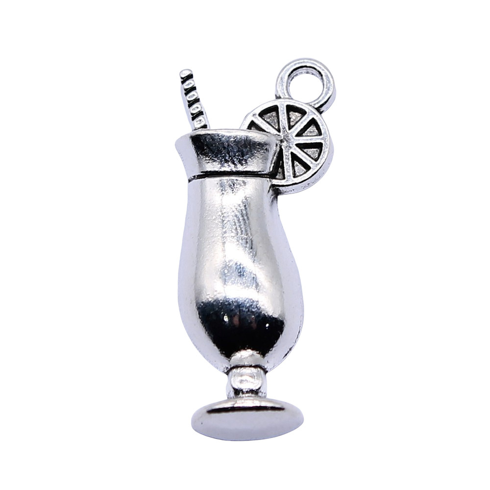4pcs 12x28mm Antique Silver Co - Old Fashioned Glass 리뷰 및 가격