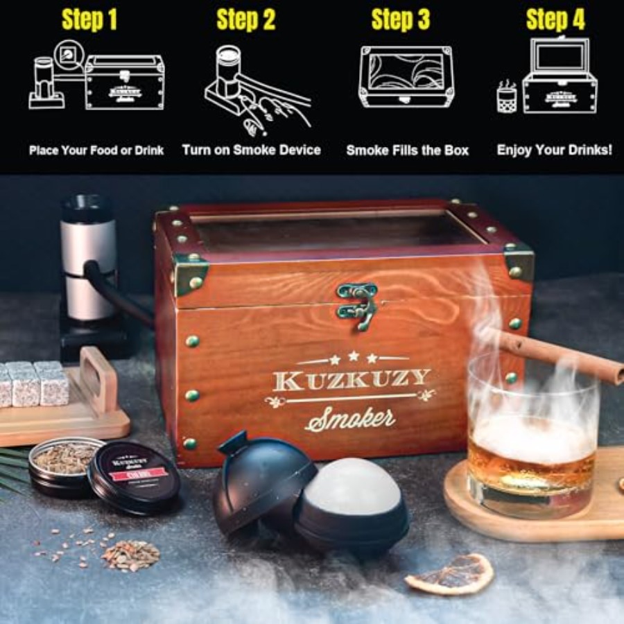 Cocktail Smoker Kit - Whiskey  - Smoking Gun Kit 리뷰 및 가격