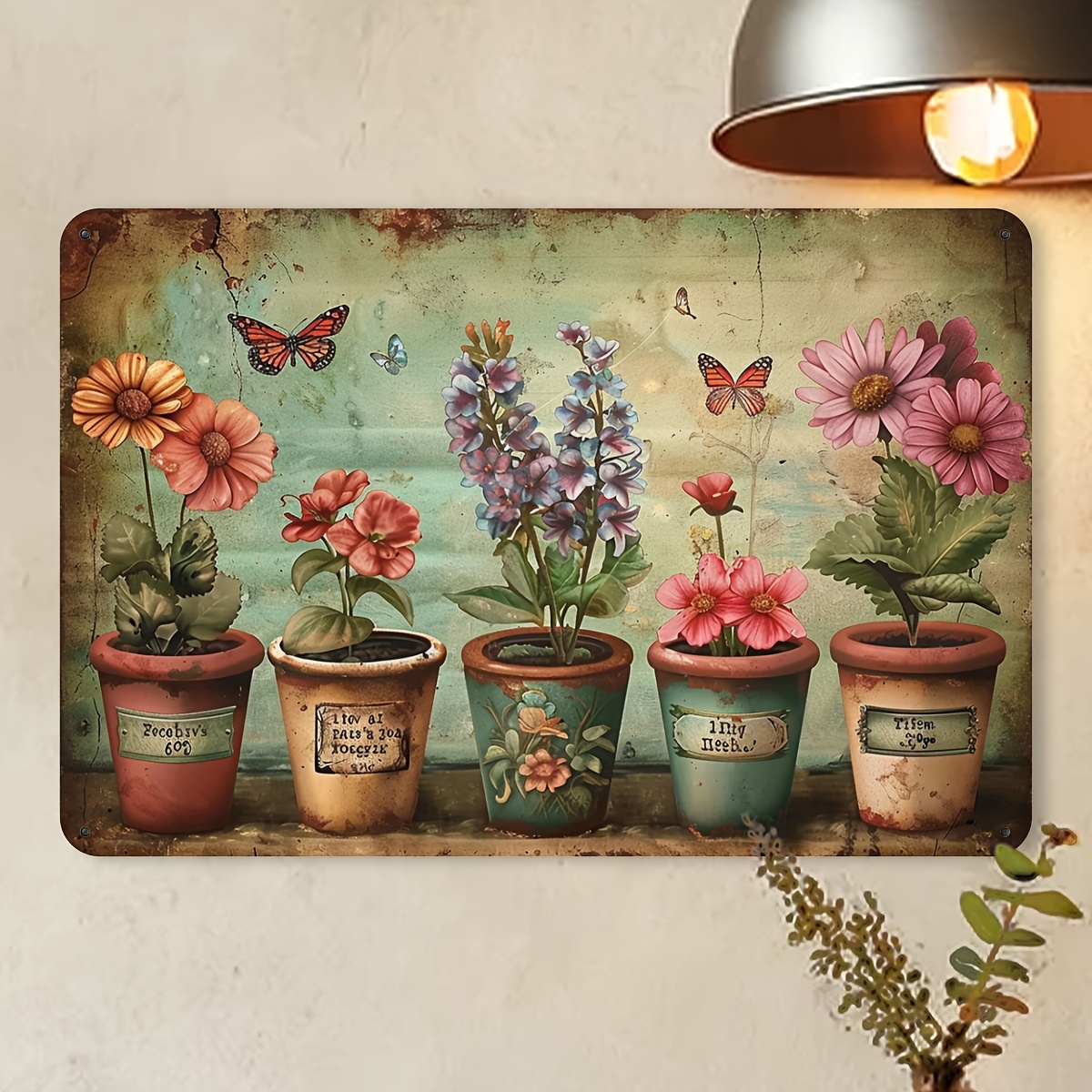 Garden of Life Vintage Metal S - Home Bar And Restaurant 리뷰 및 가격