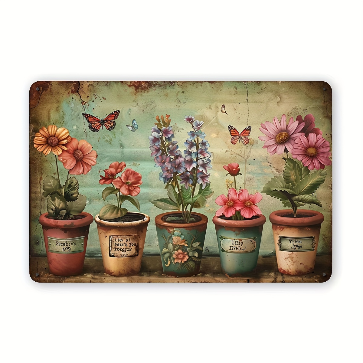 Garden of Life Vintage Metal S - Home Bar And Restaurant 리뷰 및 가격