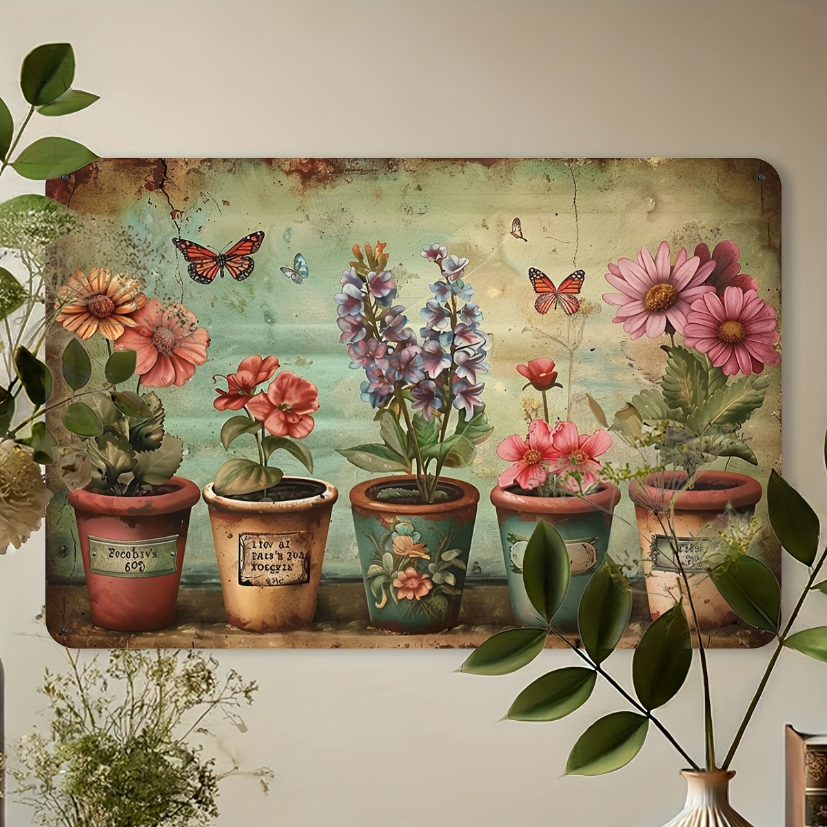 Garden of Life Vintage Metal S - Home Bar And Restaurant 리뷰 및 가격