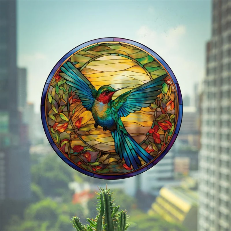 Retro Colorful Stained Humming - Old Fashioned Glass 리뷰 및 가격