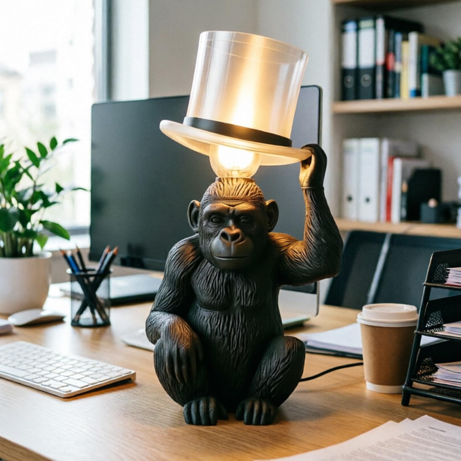 Monkey Lamp Top Hat Monkey Res - Home Bar Setup 리뷰 및 가격