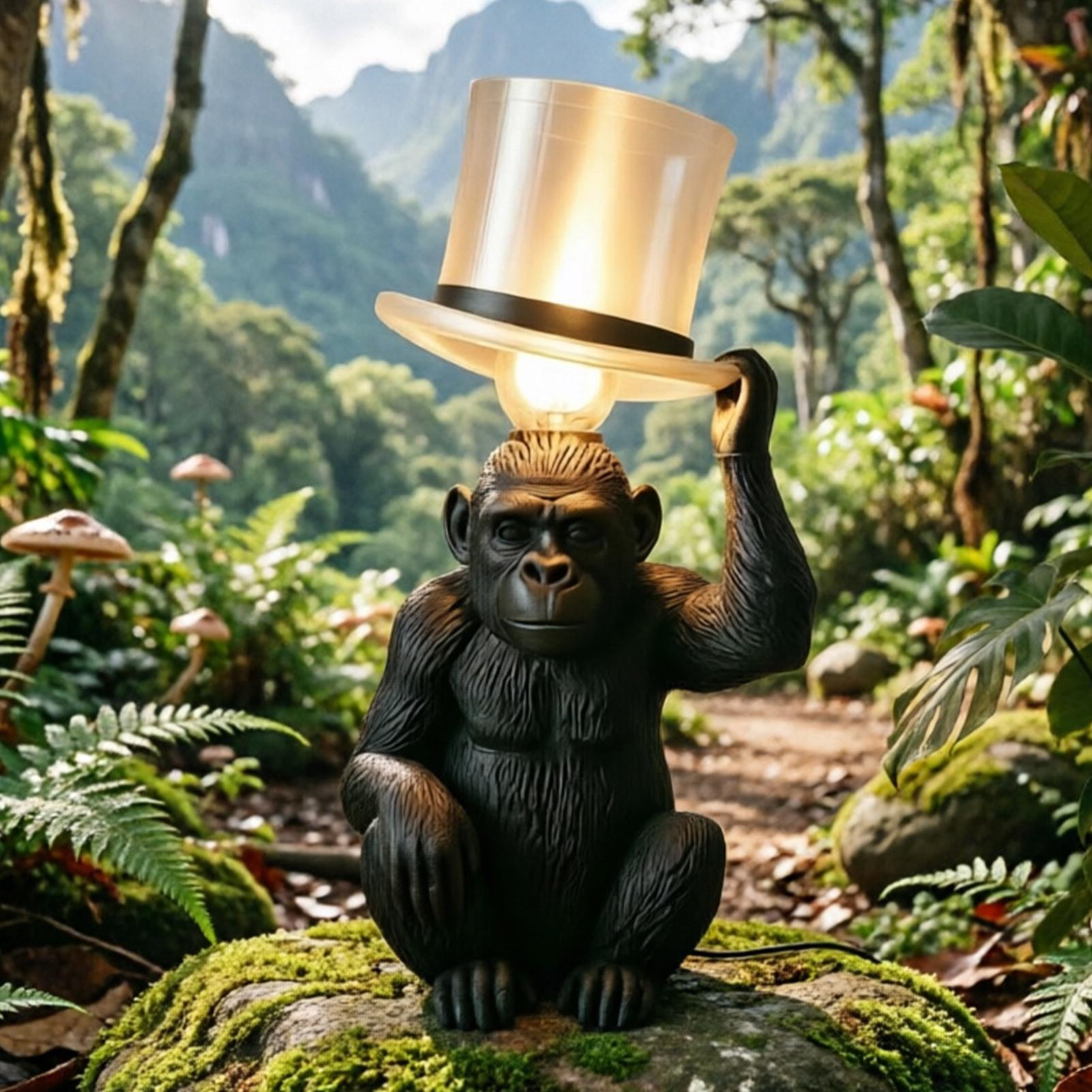Monkey Lamp Top Hat Monkey Res - Home Bar Setup 리뷰 및 가격
