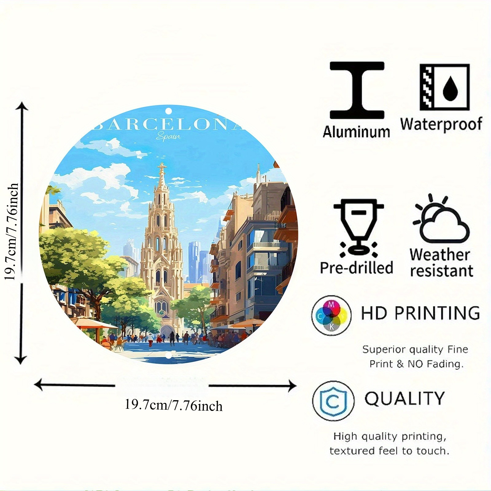 Barcelona Spain Scenic Illustr - Home Barcelona 리뷰 및 가격