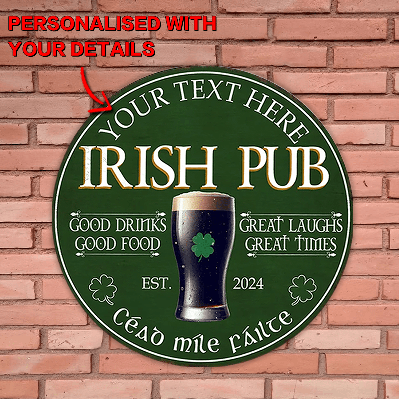 CustomIrish Pub Personalized M - Home Bar Signs 리뷰 및 가격