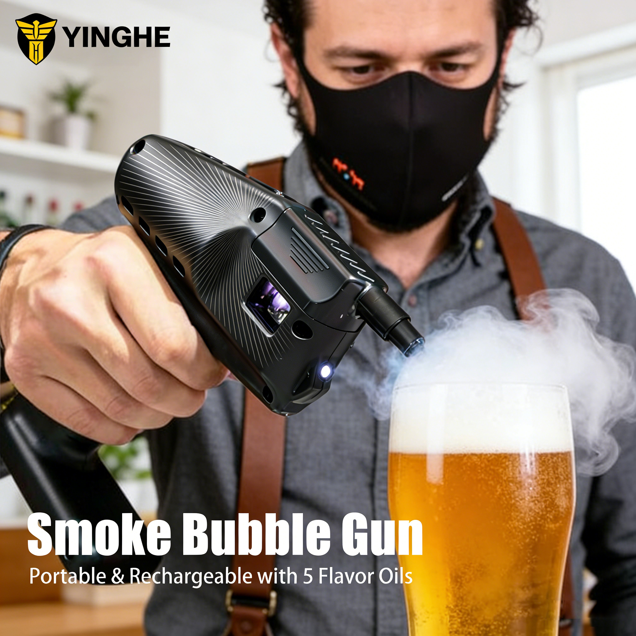Cocktail Smoke Bubble Gun - US - Smoking Gun Kit 리뷰 및 가격