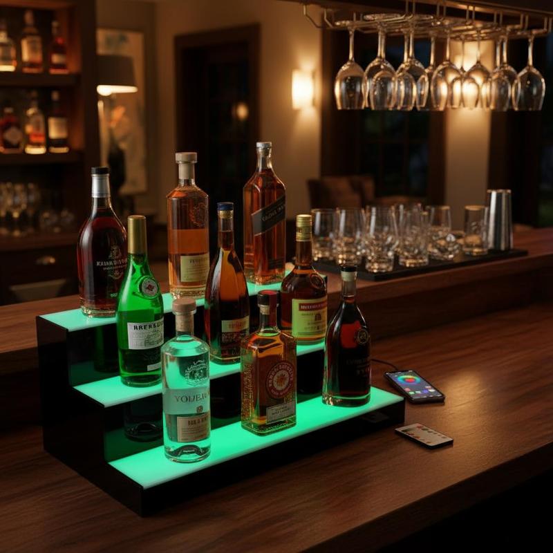 Illuminated Beverage Shelf 24  - Home Bar Lounge 리뷰 및 가격