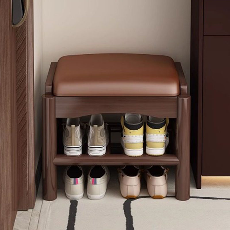 Modern Wood Foot Stool Shoe St - Home Bar Lounge 리뷰 및 가격