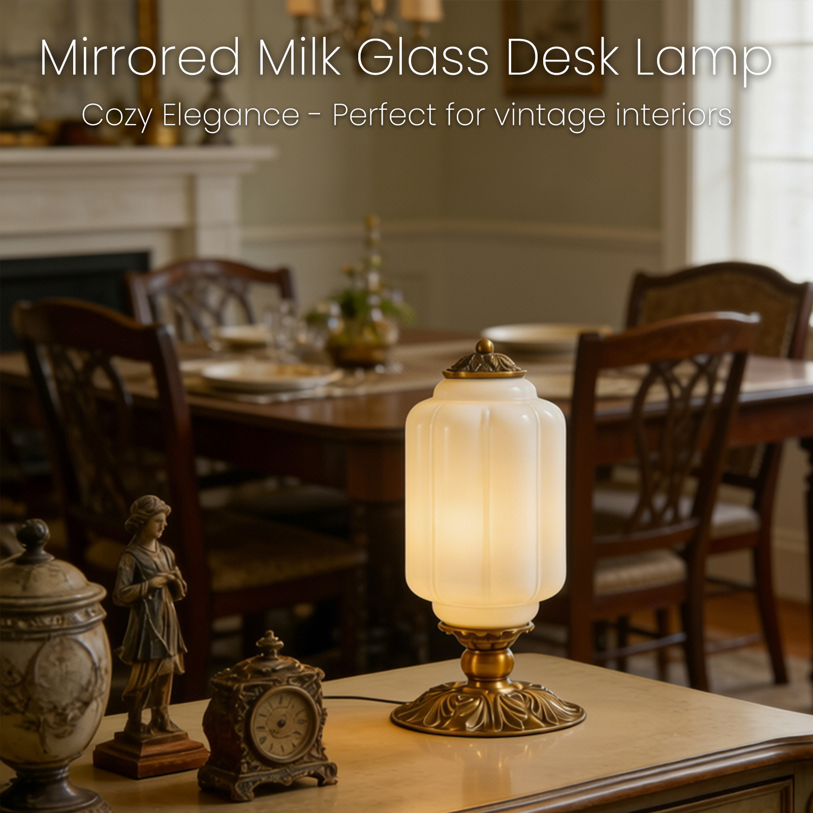 Nordic Retro Milk Glass Table  - Old Fashioned Glass 리뷰 및 가격