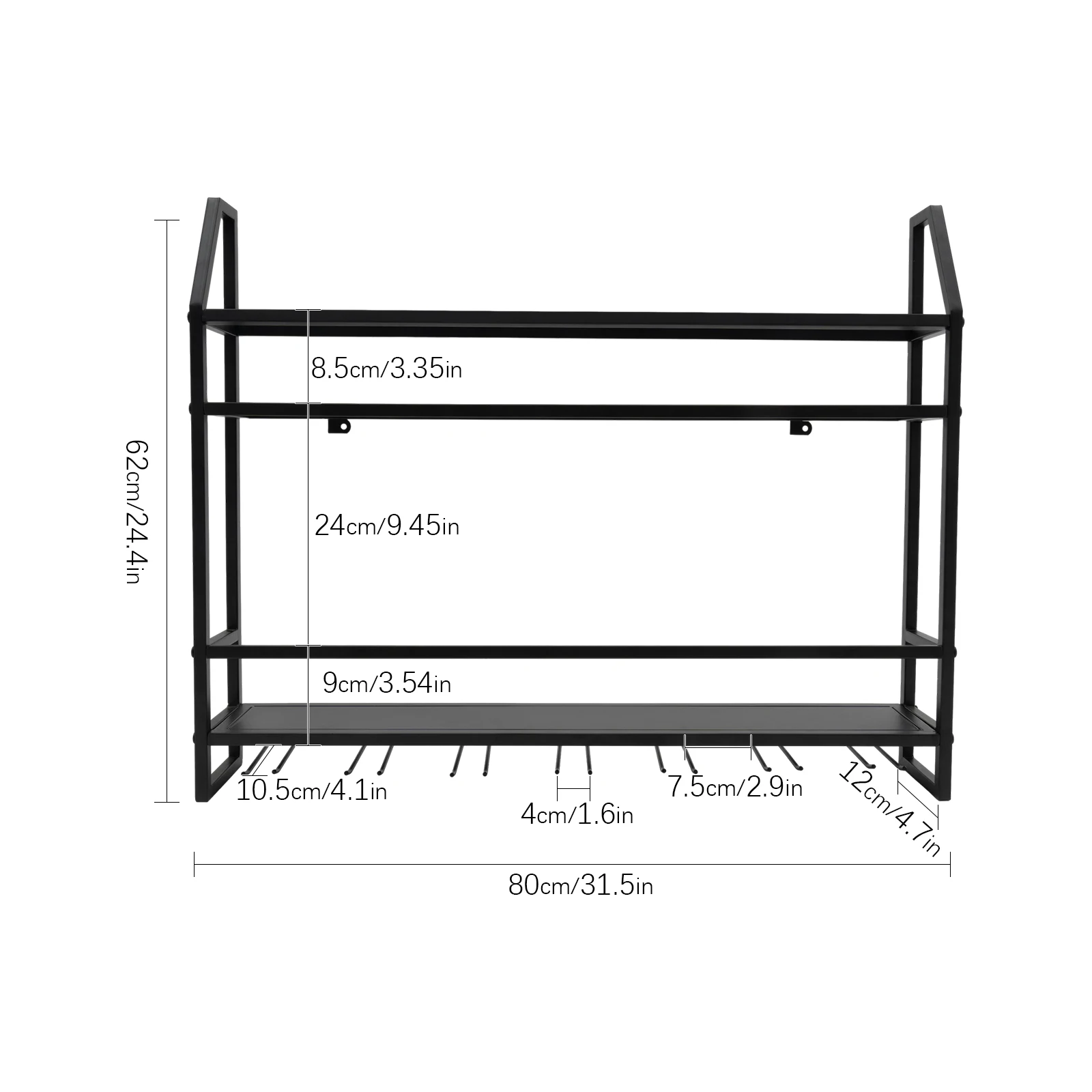 Bar Wine Shelf Wall-Mounted Bo - Home Bar Shelves 리뷰 및 가격
