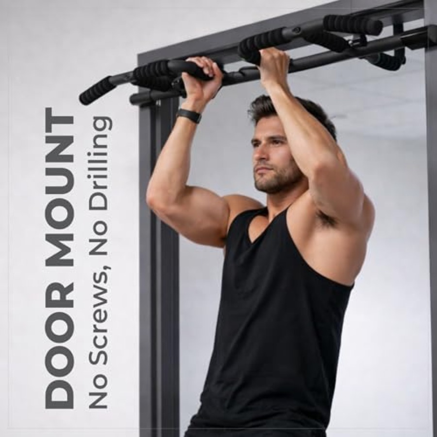 Doorway Pull Up Bar Set with S - Home Bar Setup 리뷰 및 가격