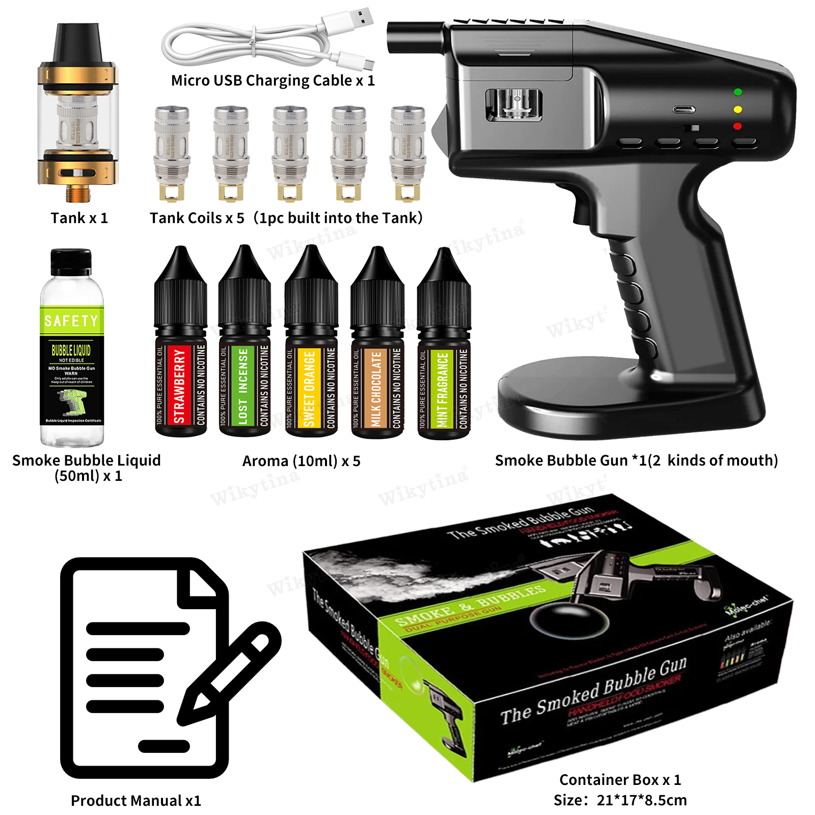 USB Rechargeable Cocktail Smok - Smoking Gun Kit 리뷰 및 가격