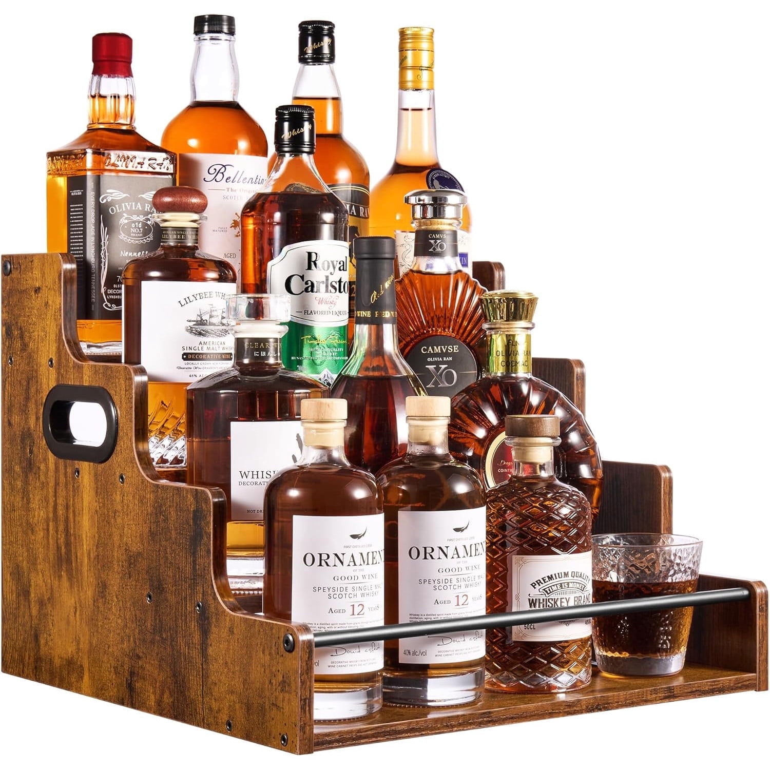 Liquor Bottle Display Shelf, C - Home Bar Shelf 리뷰 및 가격