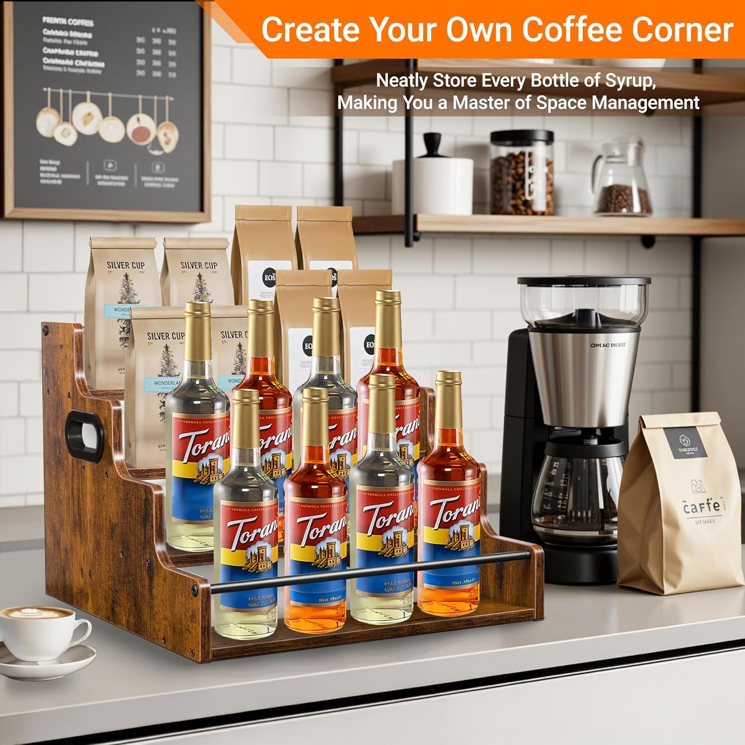 Liquor Bottle Display Shelf, C - Home Bar Shelf 리뷰 및 가격