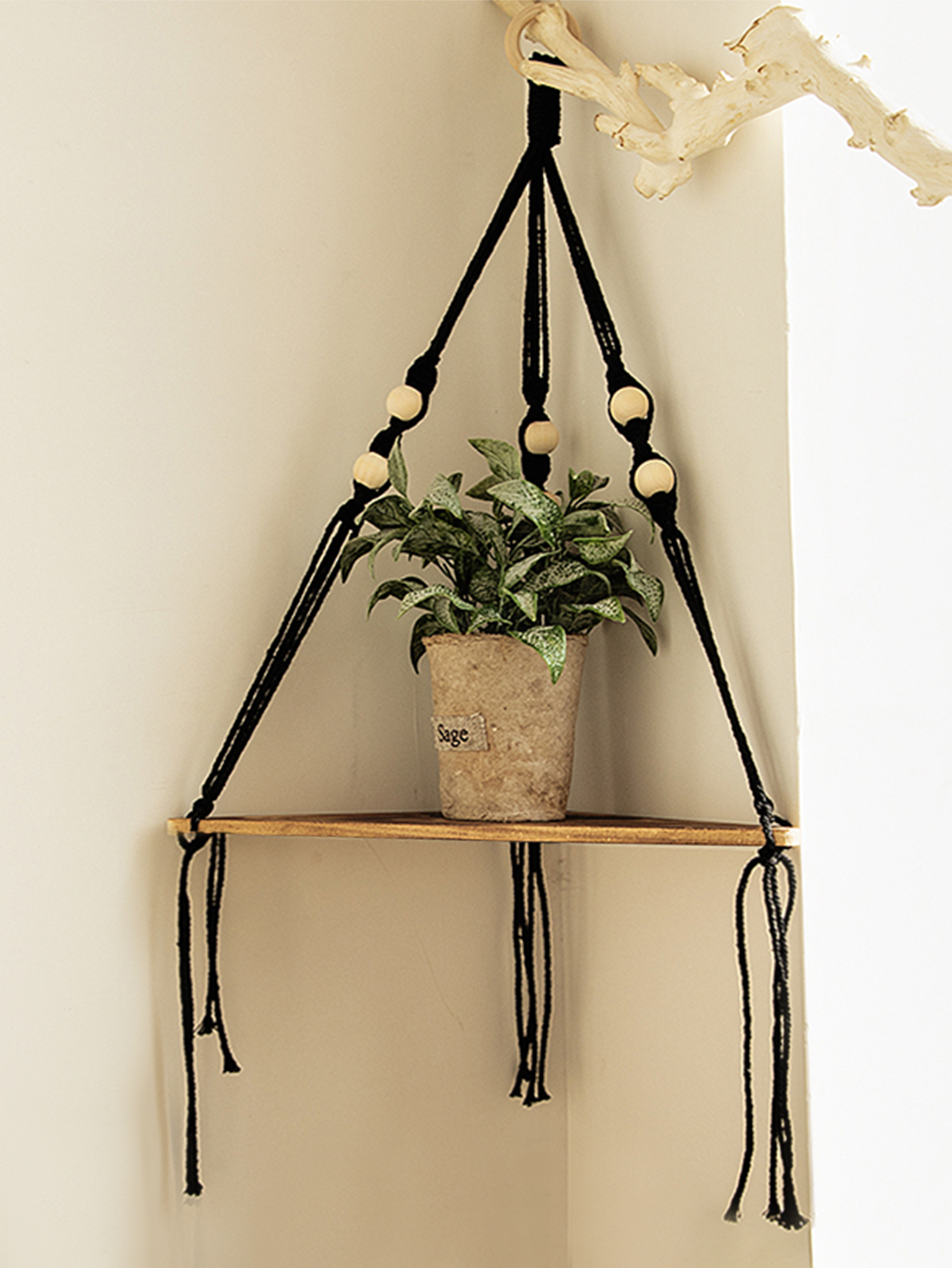Wooden Corner Shelf Wall Decor - Home Bar Shelf 리뷰 및 가격