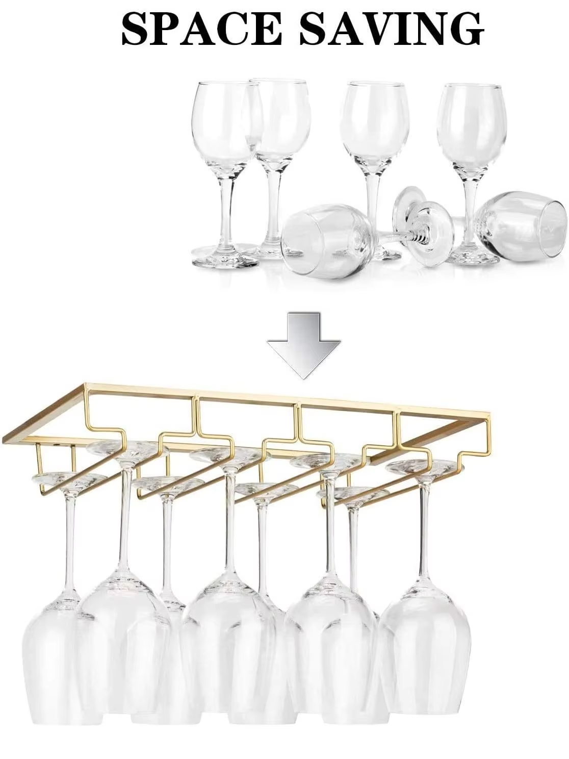 Wine Glass Hanger Rack for Bar - Home Bar And Cabinet 리뷰 및 가격