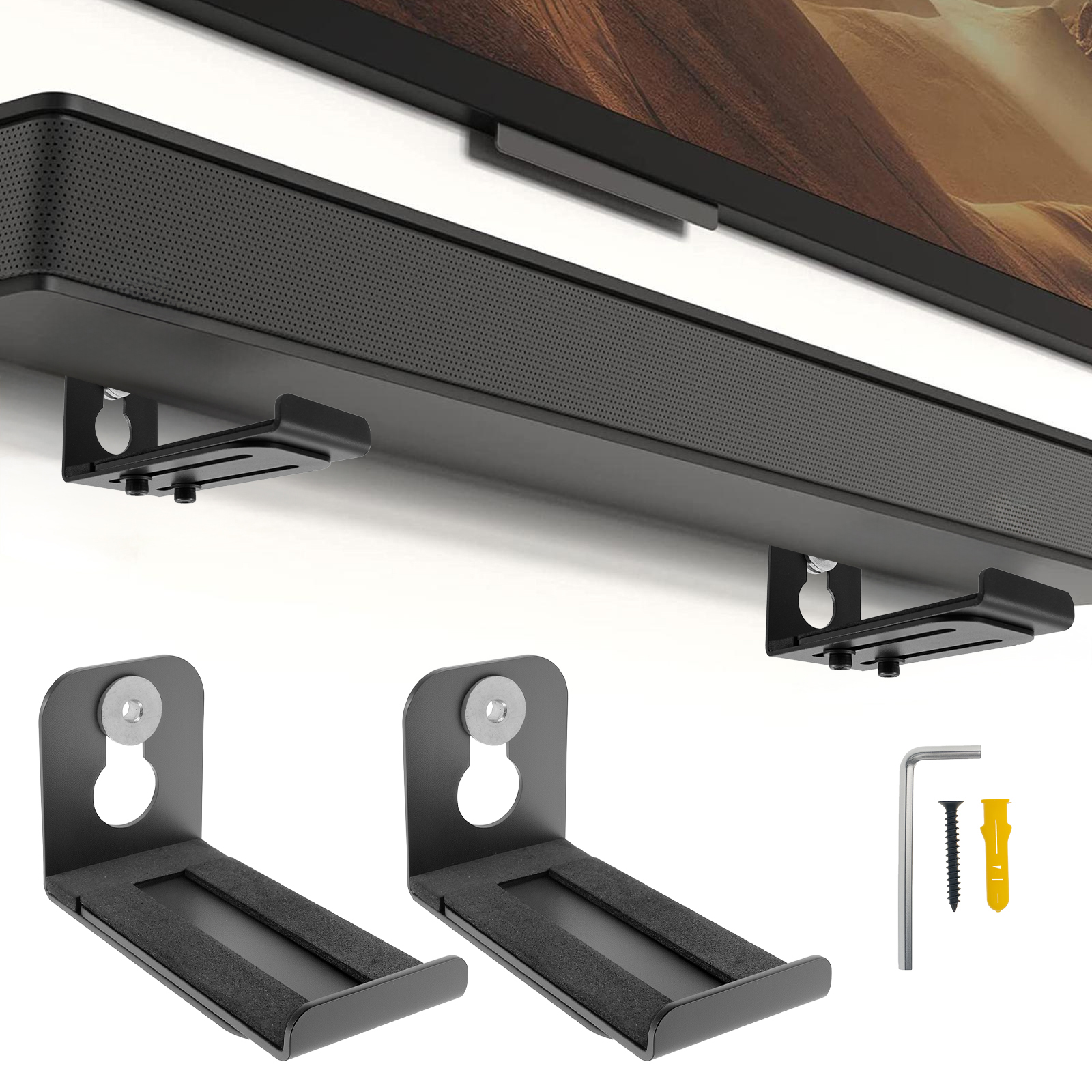 2Pcs Soundbar Speaker Stands W - Home Bar Accessories 리뷰 및 가격