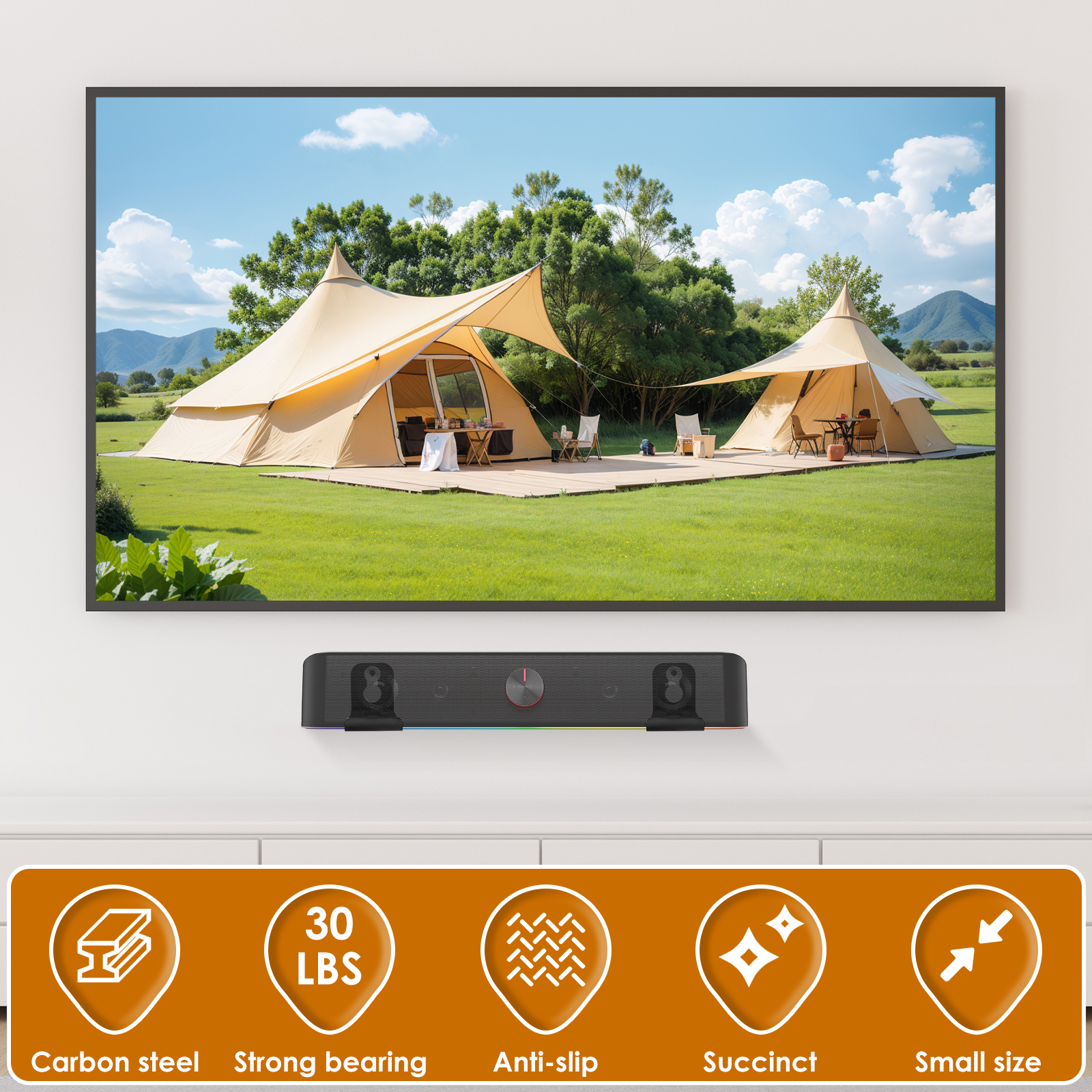 2Pcs Soundbar Speaker Stands W - Home Bar Accessories 리뷰 및 가격
