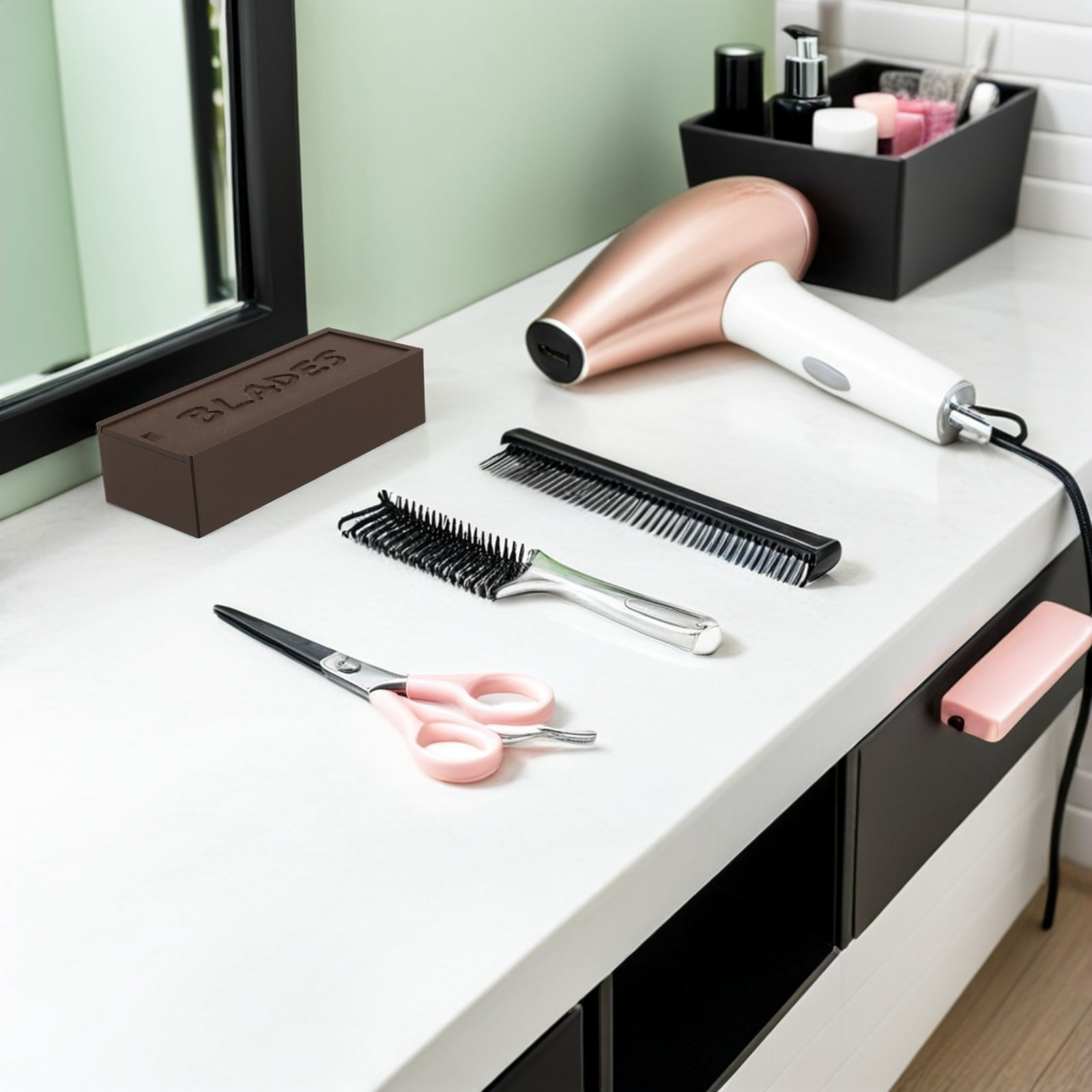Plastic Brown Blade Storage Do - Home Barber 리뷰 및 가격