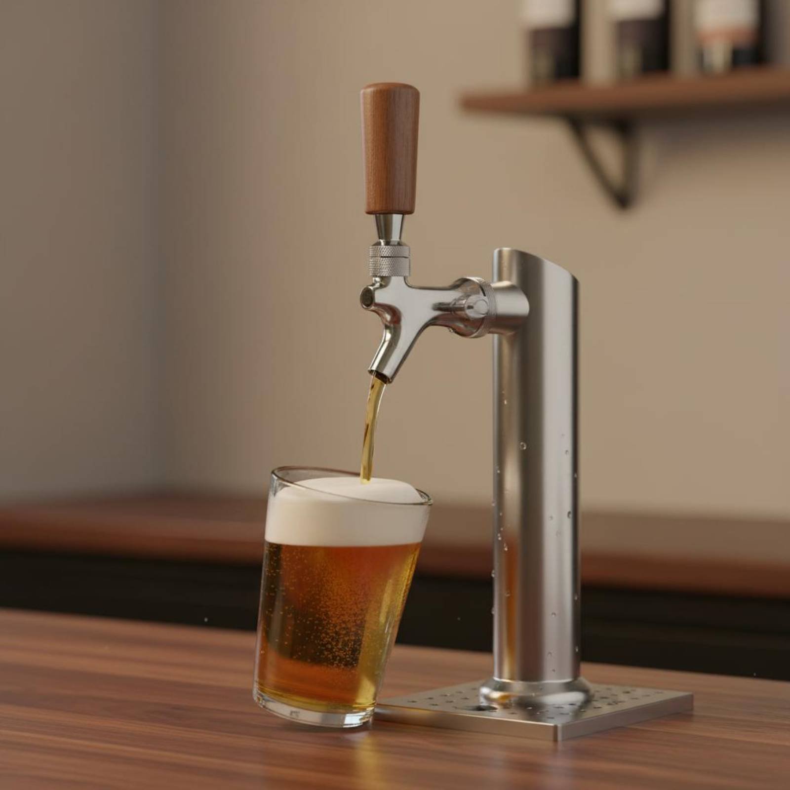 Short Wooden Beer Handle Solid - Home Bar Accessories 리뷰 및 가격