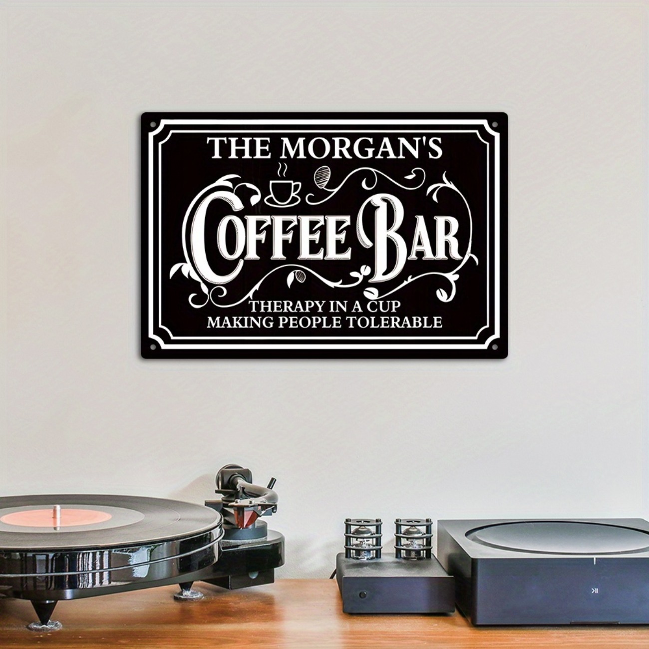 1pc Personalized The Morgan's  - Home Bar Signs 리뷰 및 가격
